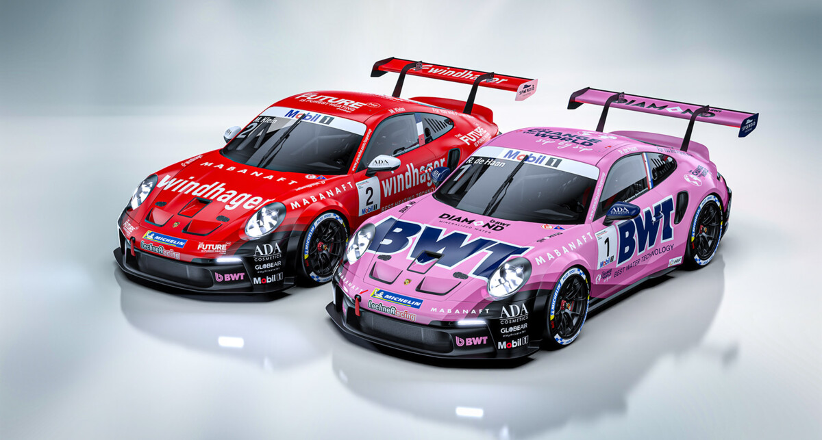 BWT, Windhager and Lechner Racing: Porsche 911 GT3 Cup Cars